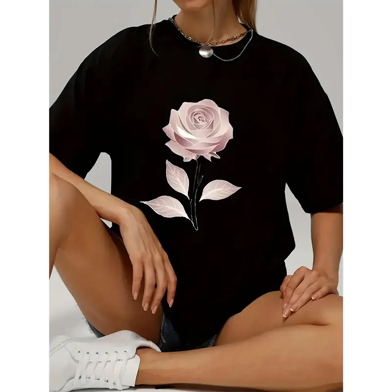 blackpink rose shirt - TikTok Shop