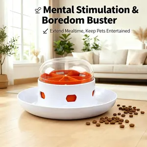 Interactive Puzzle Toy for Dogs EnrichmentPet Slow Feeder Dispenser for Dry Food andTreat Dispenser (All Breed Sizes)