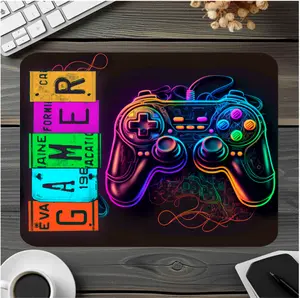 Gamer Controller Mouse Pad for Gamers and Designers, Single Size 9.4"x7.9"x0.12"