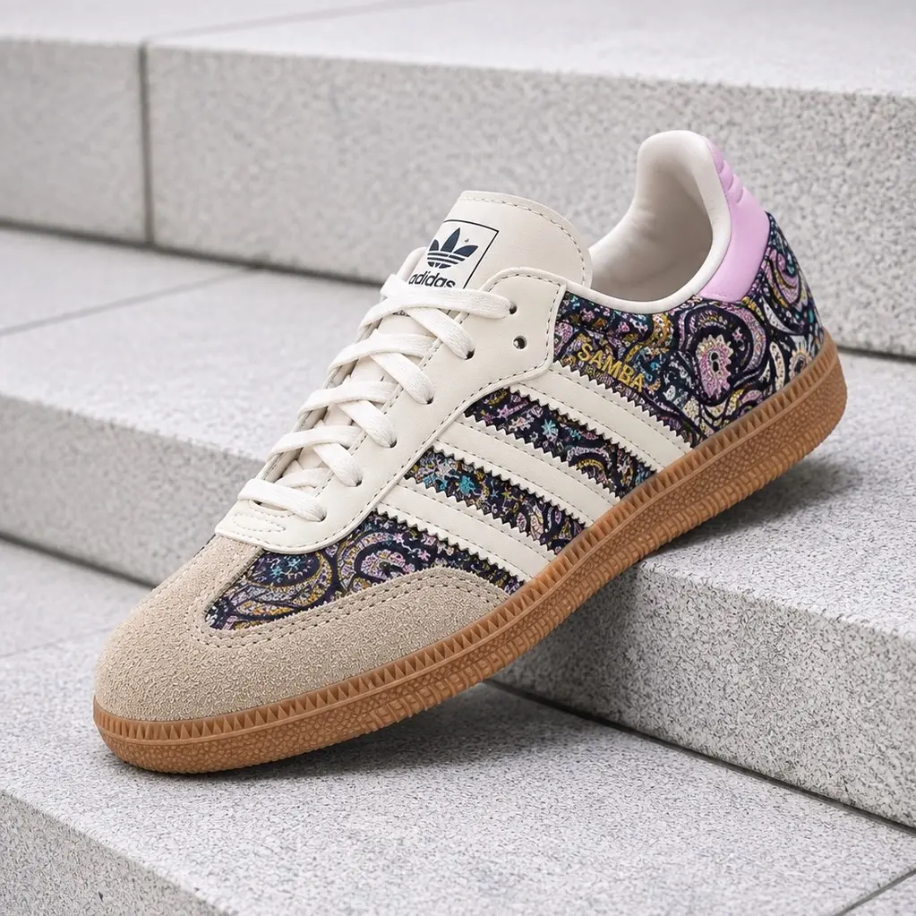 Adidas Samba OG Liberty London Orchid Fusion GS & Women's Fashion Sneaker New