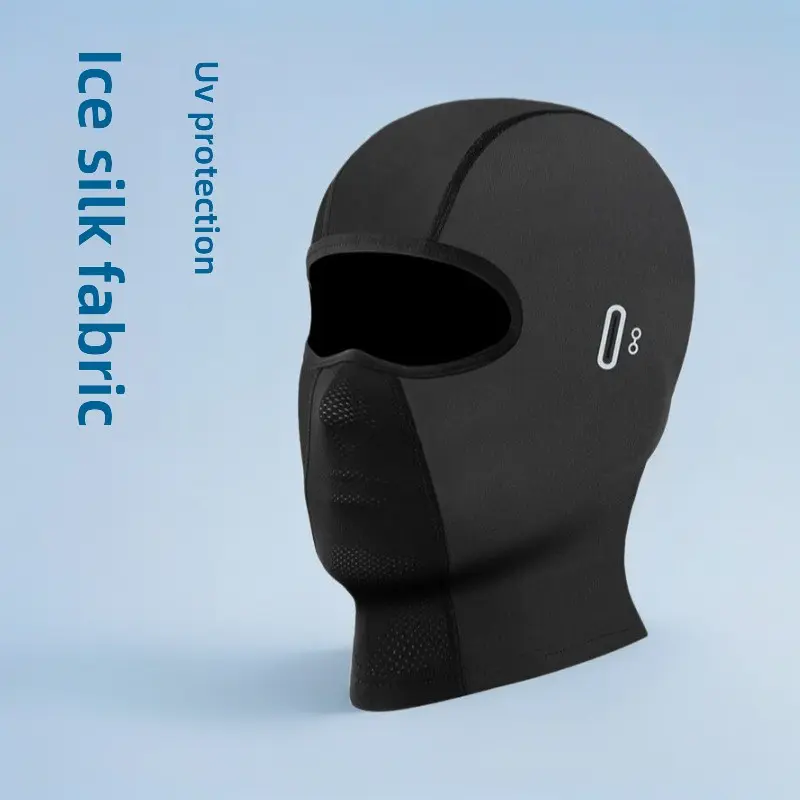 Summer outdoor cycling headgear men's quick-dry breathable uv protection ice silk sunscreen face mask motorcycle sun protection headgear