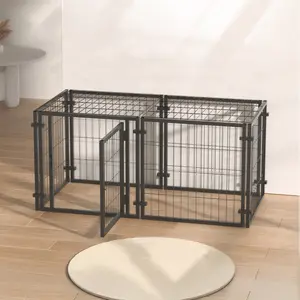 Donext Dog House, 47.2" Dog Crate Furniture for Small Medium Large Dogs, Indoor Outdoor Dog Playpen & Pet Kennel