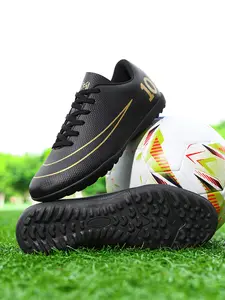 White & Gold Turf Soccer Cleats |  Design & Grippy Sole | Ultimate Performance & Style! #SoccerCleats #FootballShoes