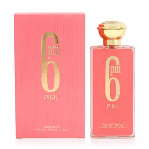 6 PM Pink Spray Perfume Eau de Parfum for Women – Citrus Fruity Musk Amber Scent 100ml / 3.4 fl.oz