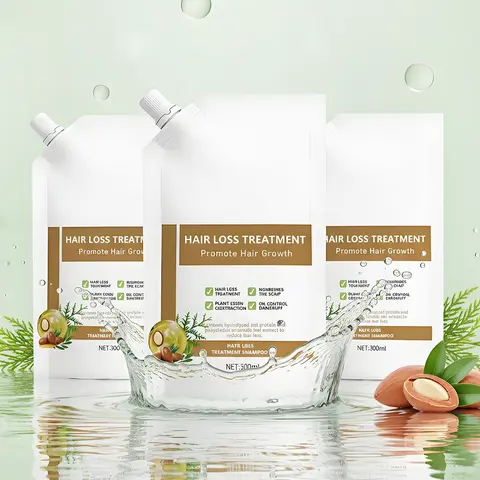 Anti-Hair Loss & Hair Growth Care Shampoo, Prevent Hair Loss & Thinning With Thuja Orientalis Extract, Complete Solution for Thicker & Healthier Hair, Hair Fall Treatment Shampoo, Herbal Gentle Clean, Soft Moisturizing Scalp Care, Natural Nourishing, Anti