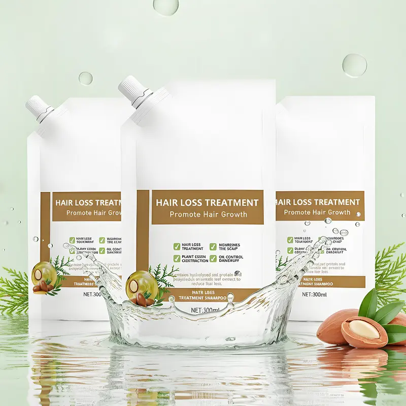 Anti-Hair Loss & Hair Growth Care Shampoo, Prevent Hair Loss & Thinning With Thuja Orientalis Extract, Complete Solution for Thicker & Healthier Hair, Hair Fall Treatment Shampoo, Herbal Gentle Clean, Soft Moisturizing Scalp Care, Natural Nourishing, Anti