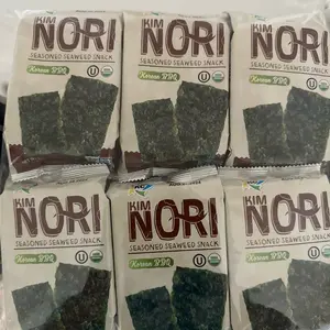 Kim Nori Organic Seasoned Seaweed Snack 12 4g packs per order