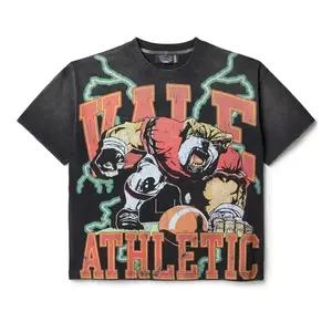 Vale Athletic T-Shirts - Cotton Y2K Vintage clothing gift - graphic tee - shirt top men - trendy casual top - Vintage Graphic T-Shirt