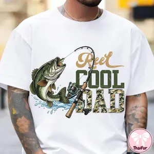 Retro Reel Cool Dad T-shirt, Wishin' I Was Fishin' Png, Fishing Dad Shirt Design Png, Bass Fishing Png, Fathers Day Gift, Dad Birthday Gift