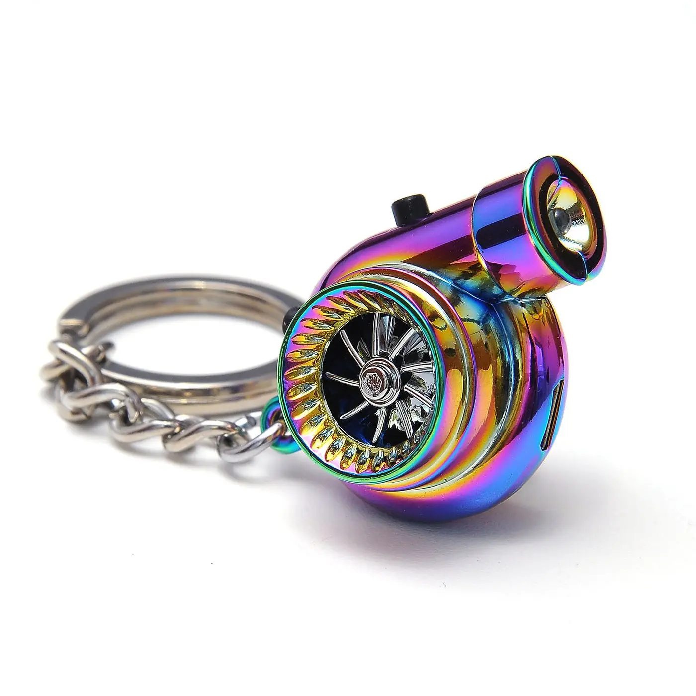 Boostnatics Electric Turbo LED Keychain w/ Sounds (Neochrome) Boostnatics Electric Turbo LED Keychain w/ Sounds (Neochrome)