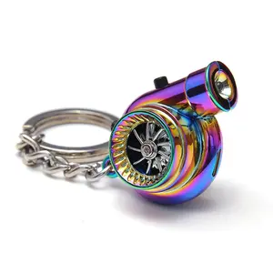 Boostnatics Electric Turbo LED Keychain w/ Sounds (Neochrome)