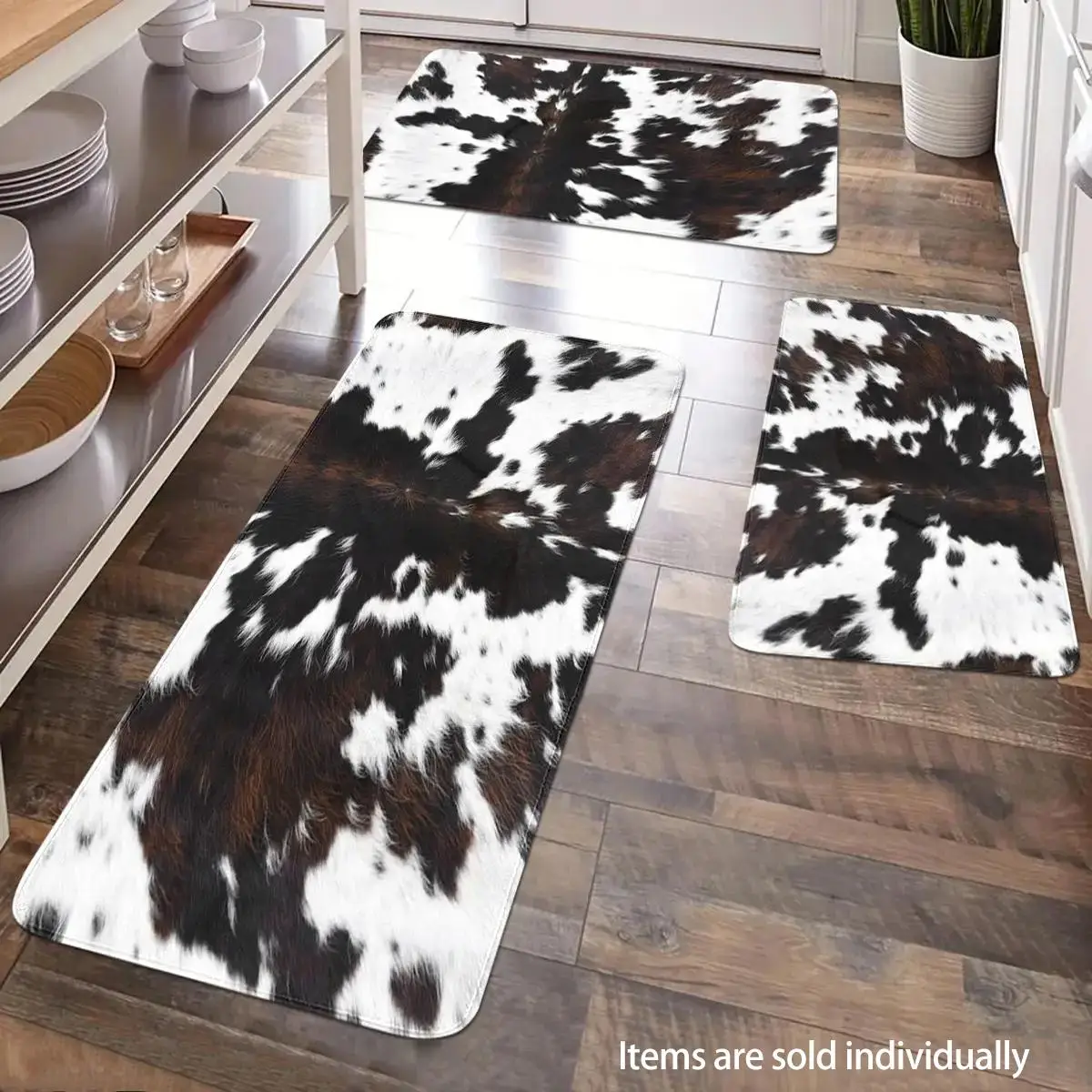 Zebra/Cow Pattern Non - Slip Kitchen Mat - Ideal for Home Living Room and Bedroom