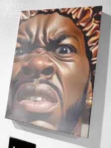 Stankface #25. Black Bathroom Poster