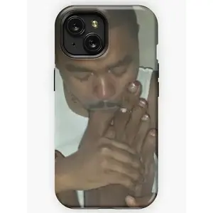 This phone case features a toe-sucking character with a big toe in its mouth, and is compatible with iPhone 17 16 15 14 13 12 11