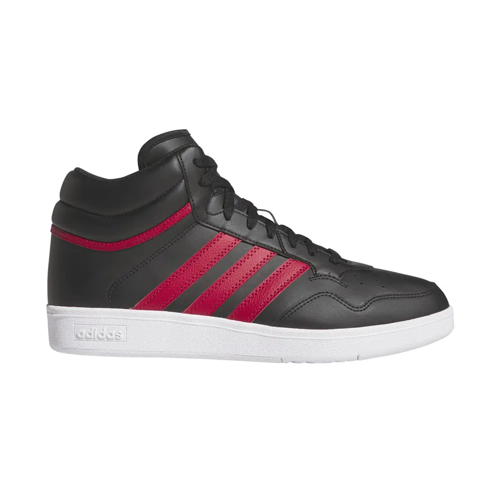 adidas Mens Hoops 4.0 Mid Lace Up Sneakers Shoes Casual - Black adidas Mens Hoops 4.0 Mid Lace Up Sneakers Shoes Casual - Black