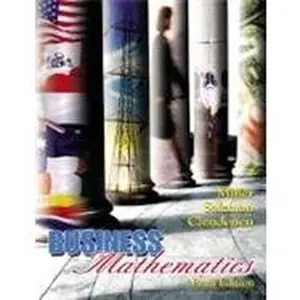 USED-Business Mathematics (9th Edition) by Charles David Miller (Paperback)