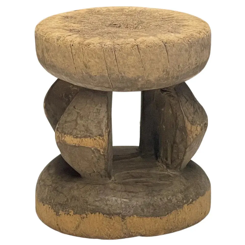 Vintage African Wooden Stool