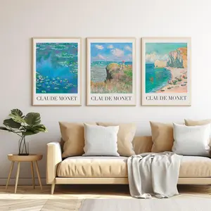 3/4/6/9 Pack Full Drill Landscape Diamond Painting Kits for Beginners DIY Full Rhinestone 5D Diamond dots Gemstone Craft Home Wall Decoration Stress Relief Cross Stitch