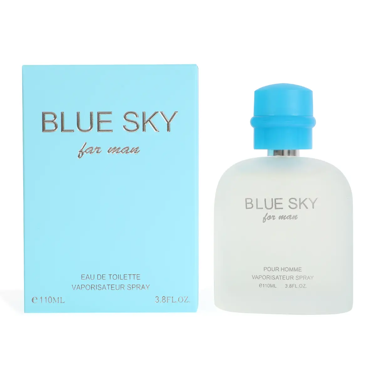 Blue Sky Eau de Toilette Spray Cologne for Men 110ml/3.8fl.oz. - Fragrance for Men