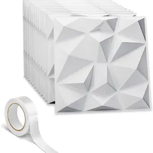 Self-Adhesive 3D Wall Panels, Decorative Wallpaper, Waterproof Oilproof Fireproof Scratch Resistant, Living Room Office Ceiling Walls Doors Decor