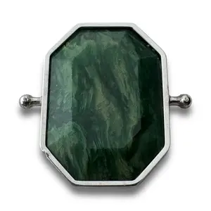 African Jade Octangle Crystal Element