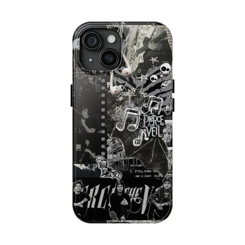 Pierce Veil I Cant iPhone Tough Case Hear You 2025 Tour Rock Design, Durable Protection for iPhone 11-17, Emo Gift for Punk Fans - TikTok Shop Pierce Veil I Cant iPhone Tough Case Hear You 2025 Tour Rock Design, Durable Protection for iPhone 11-17, Emo Gift for Punk Fans - TikTok Shop