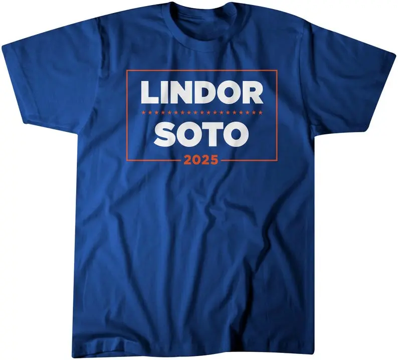 Lindor Soto '25 Campaign T-Shirt, New York Baseball Tee, Queens Fan T-Shirt, Support Your Team