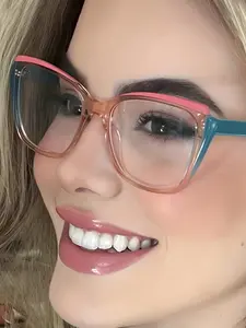 Y2K Retro Cat Eye Glasses, Anti-Blue Light Computer Glasses, Lightweight Frame for Men and Women, Non-Daily Office Use, Lightweight Eyewear