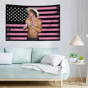 Tapestry jared American Flags Soft Lightweight padalecki Cozy Blanket,Funny Wall Hanging Gift for Living Room, Bedroom for Kids,Women, Men Decorate Clubs 40x60in tapestry With 4 Grommets Decoration Colorful