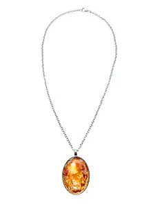 Elegant Glass Necklace, Ideal for Daily Wear and Special Occasions, Perfect for Christmas and Easter, 1pcs Jewelry Gift