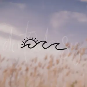 Ocean Wave Decal, Stickers For Car, Adhesive Vinyl, Waterproof/Weatherproof