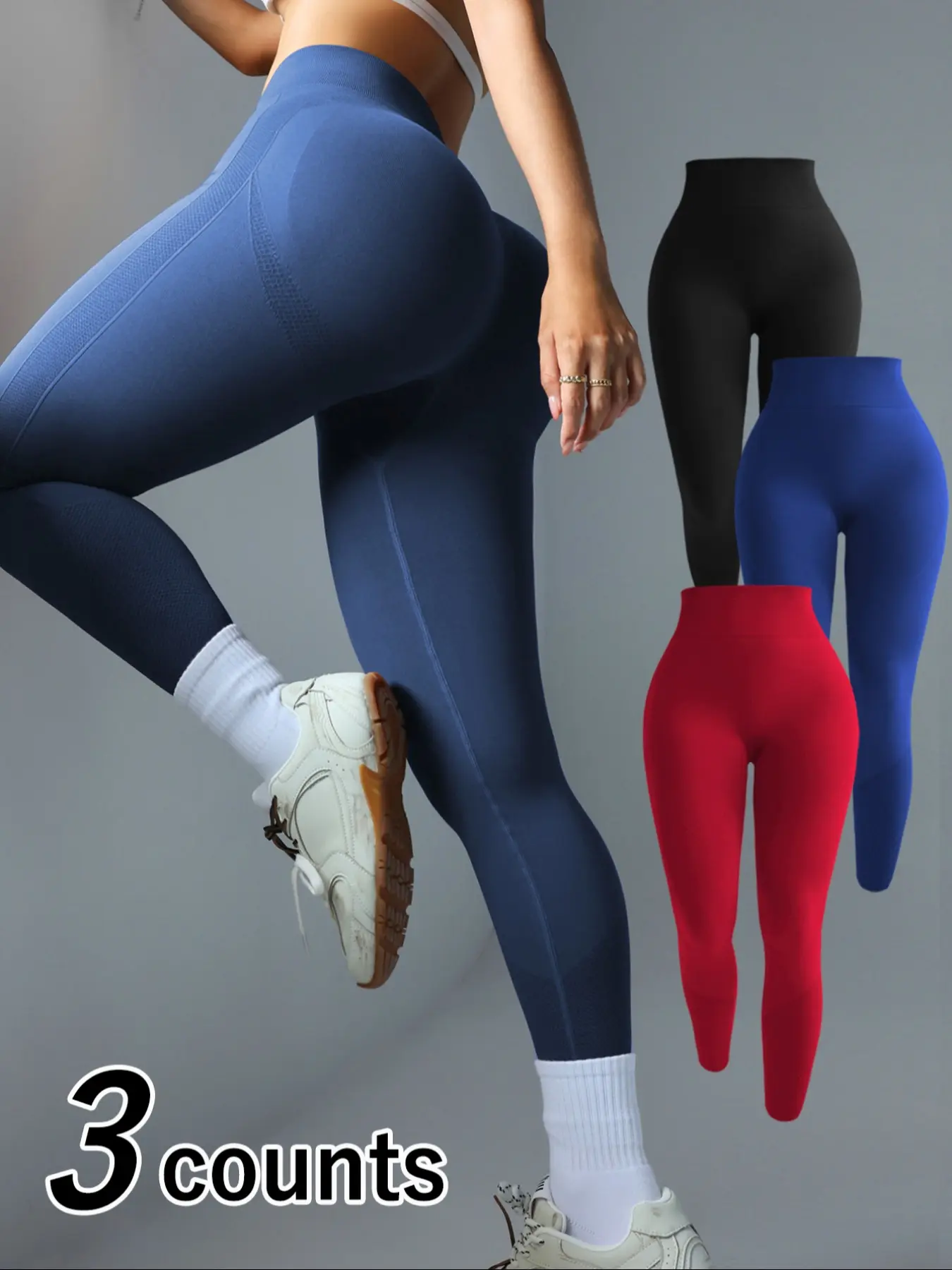 black + red + sapphire blue