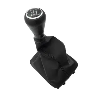 For Peugeot 206 207 307 Citroen C3/C4/C5 PU 5 Speed Gear Shift Knob Shifter Lever Stick Gaiter Boot Cover Car Accessories