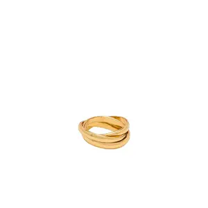 SHASHI Leah Ring in Gold