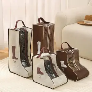Shoe Storage Bags, Handheld Visual Shoe Covers for Home Use, Ankle Boot Covers, Waterproof Shoe Organizer, A Must-have Gadget.