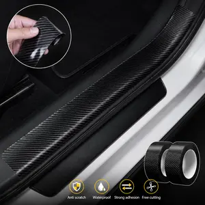 Carbon Fiber Door Sill Protector 5D7cm*3m"Carbon Fiber Car Door Sill Protector Tape – Waterproof Anti Scratch Door Edge Guard Sticker for Cars, SUVs & Truc#CarAccessories #CarbonFiber #DoorSillProtectorks#DoorSillProtector #CarbonFiberTape #