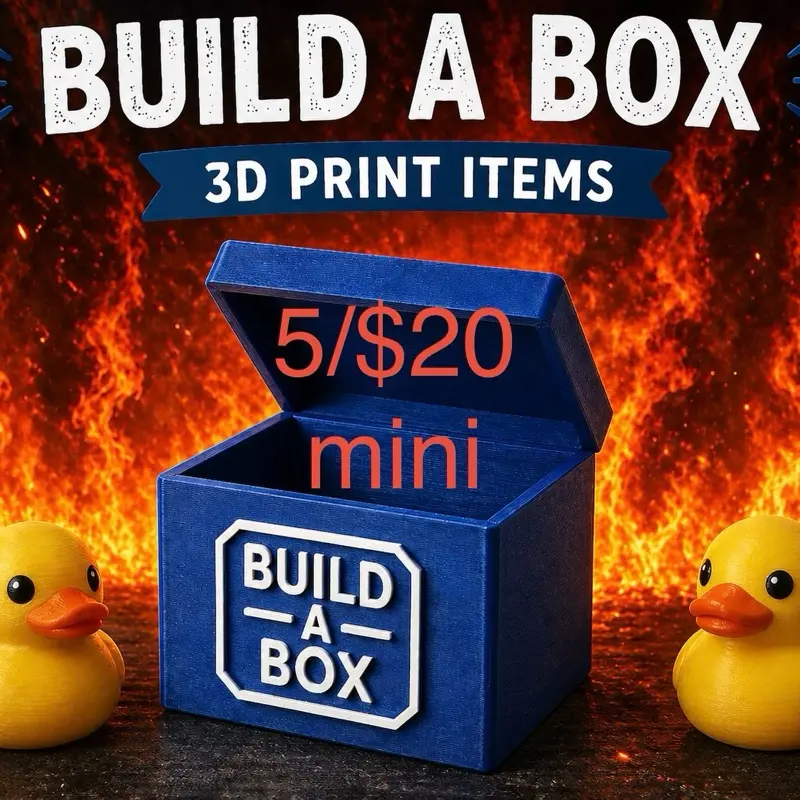 Mini 5/20 - 3D Printed Figurines with Unique Designs Mini 5/20 - 3D Printed Figurines with Unique Designs