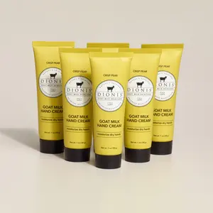 Crisp Pear Goat Milk Hand Cream, Set of 6