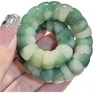 Wrapped Wish B Anxiety Relief Items Natural Bodhi Seed Bracelets Anxiety Fidget Bracelets Jewelry Protection Healing Gift Stretch Sensory Beaded for Adults