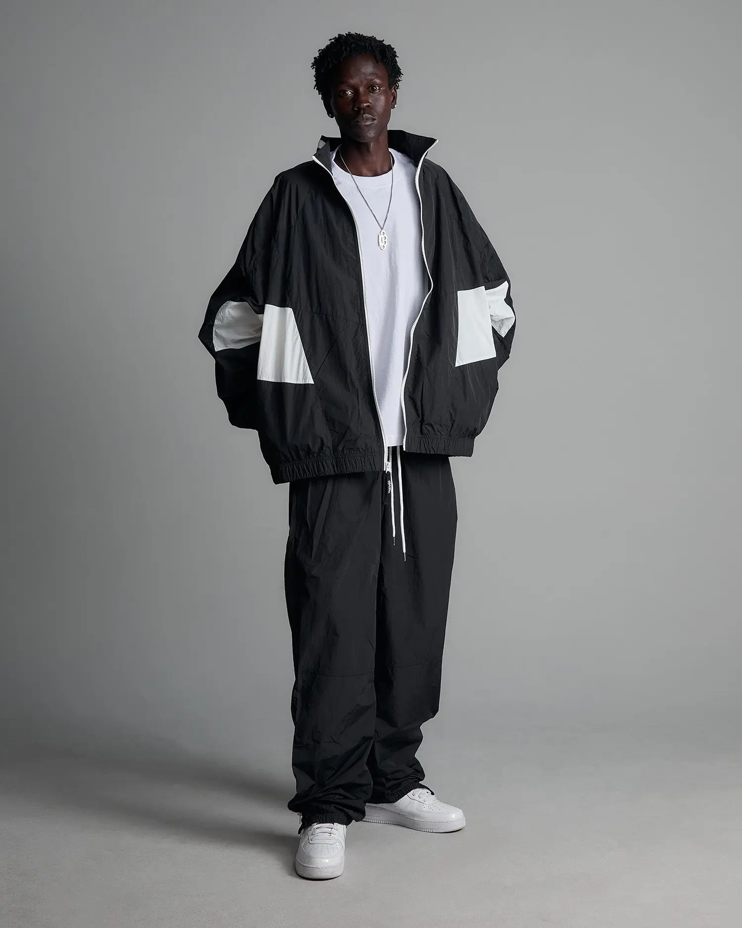 Nylon Track Jacket