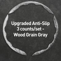 Upgraded Anti-Slip，3 counts/set-Wood Grain Gray