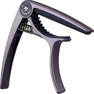 Guitar Capo Deluxe for Acoustic Guitars, Ukulele, Banjo, Mandolin, Bass - Made of  Zinc Alloy for 6 & 12 String Instruments - Luxury Accessories by