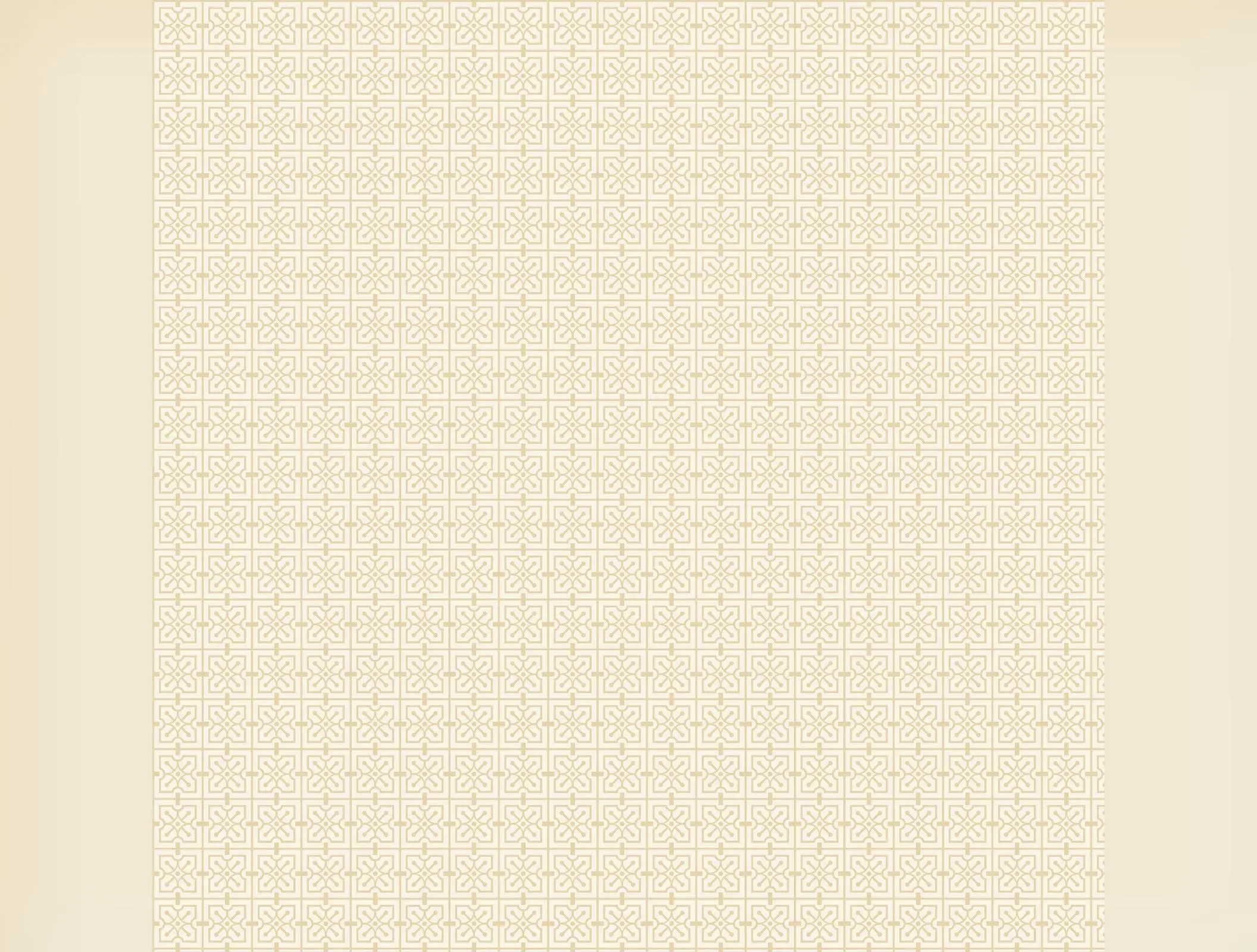 Frank Lloyd Wright Collection by Cloud9 | The House Beautiful Design C - Cream (227551) | 100% Organic Cotton