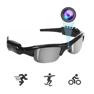 1080P HD WiFi Camera Glasses, Smart Sports Video Glasses with Camera Body, Action Camera Mini Cameras Sunglasses for Phone, Wearable Wireless Smart Glasses