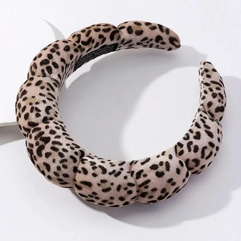 Leopard Pattern Hair Hoop, Cute Hair Accessories for Women & Girls, Minimalist Headwear Suitable for Thick Hair, Fashion Hair Accessories for Party, Daily Clothing Decor, Elastic Headbands