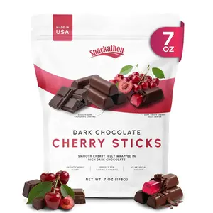 Snackathon Dark Chocolate Cherry Sticks, Resealable Bag