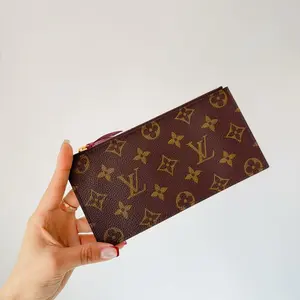 Pre-owned Louis Vuitton LouisVuitton Monogram Coated Canvas Zip Card Pouch