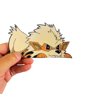 Arcanine Sticker Laptop | Vinyl waterproof sticker | Gift for Game lovers