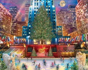 Rockefeller Christmas (1711pz) - 1000 Piece Jigsaw Puzzle