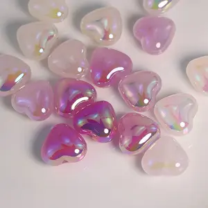 Color Changing Luminous Glowing in the Dark Beads DIY Craft Decorations For Jewelry Making Beadable Pen Phone Chain Keyring Supplies Earrings Bracelet Necklace Accessories Home Decor Charms